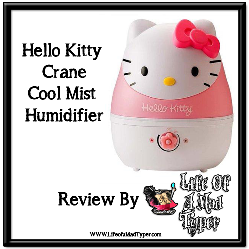 Hello Kitty Comfort Crane Cool Mist Humidifier. Review (Blu me away or Pink of me Event)