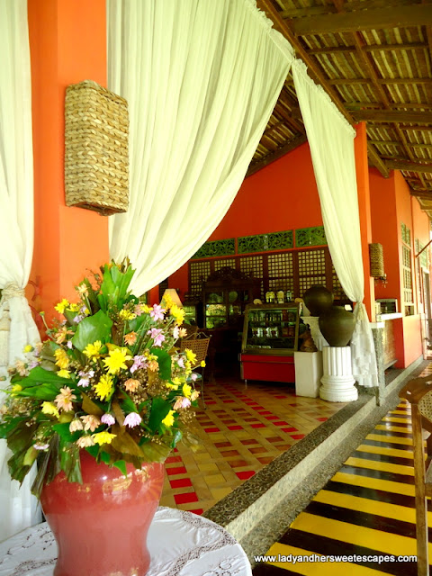 draped curtains at Rafael's Farm Leyte