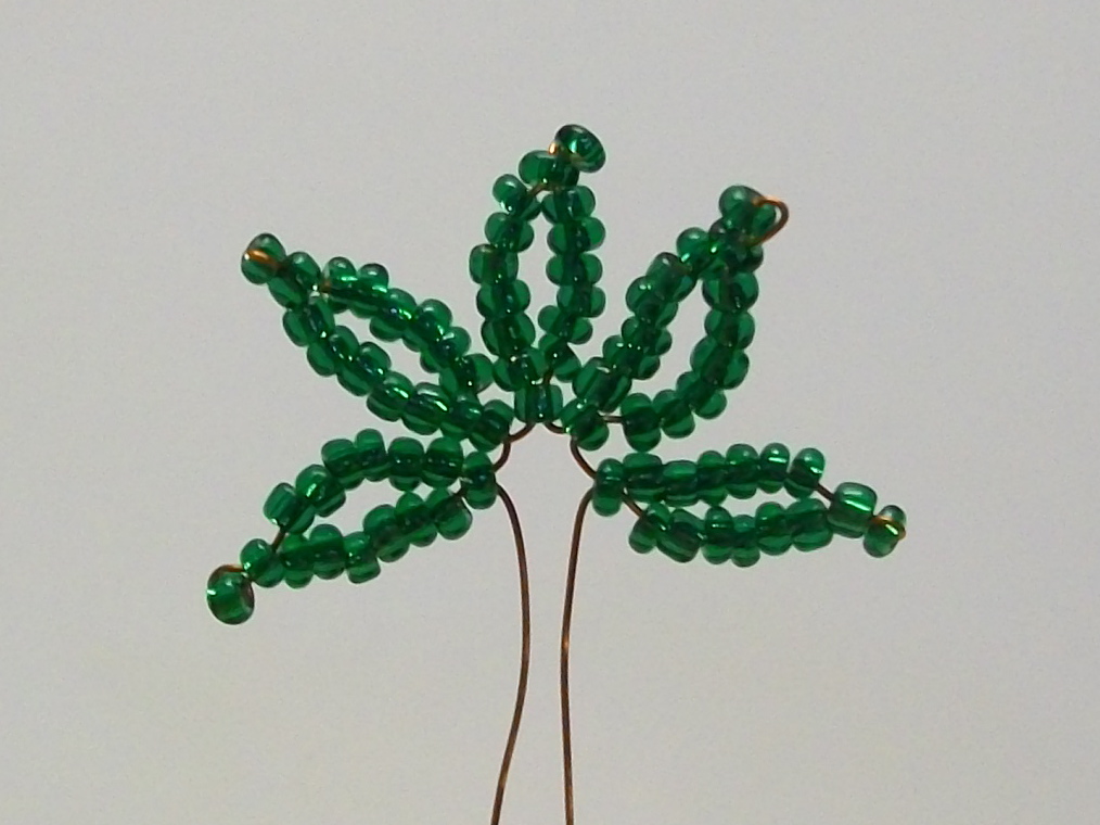 Beading for the very beginners Rose bush