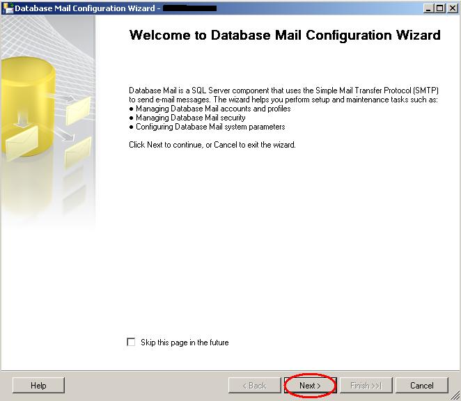 Sql Server Manage Profiles And Accounts Database Mail