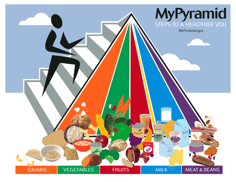 Ways To Live A Healthier Life New vs. Old Food Pyramid