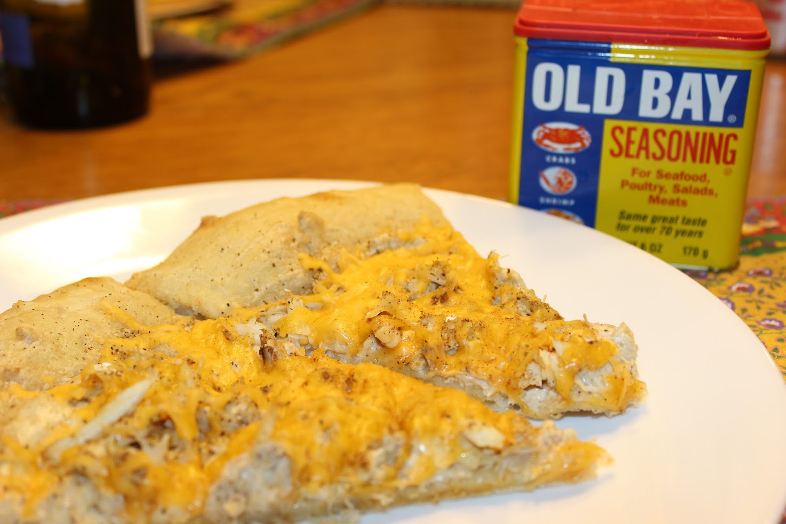 50 States on 50 Plates Week 33 Maryland Old Bay Crab Dip Pizza