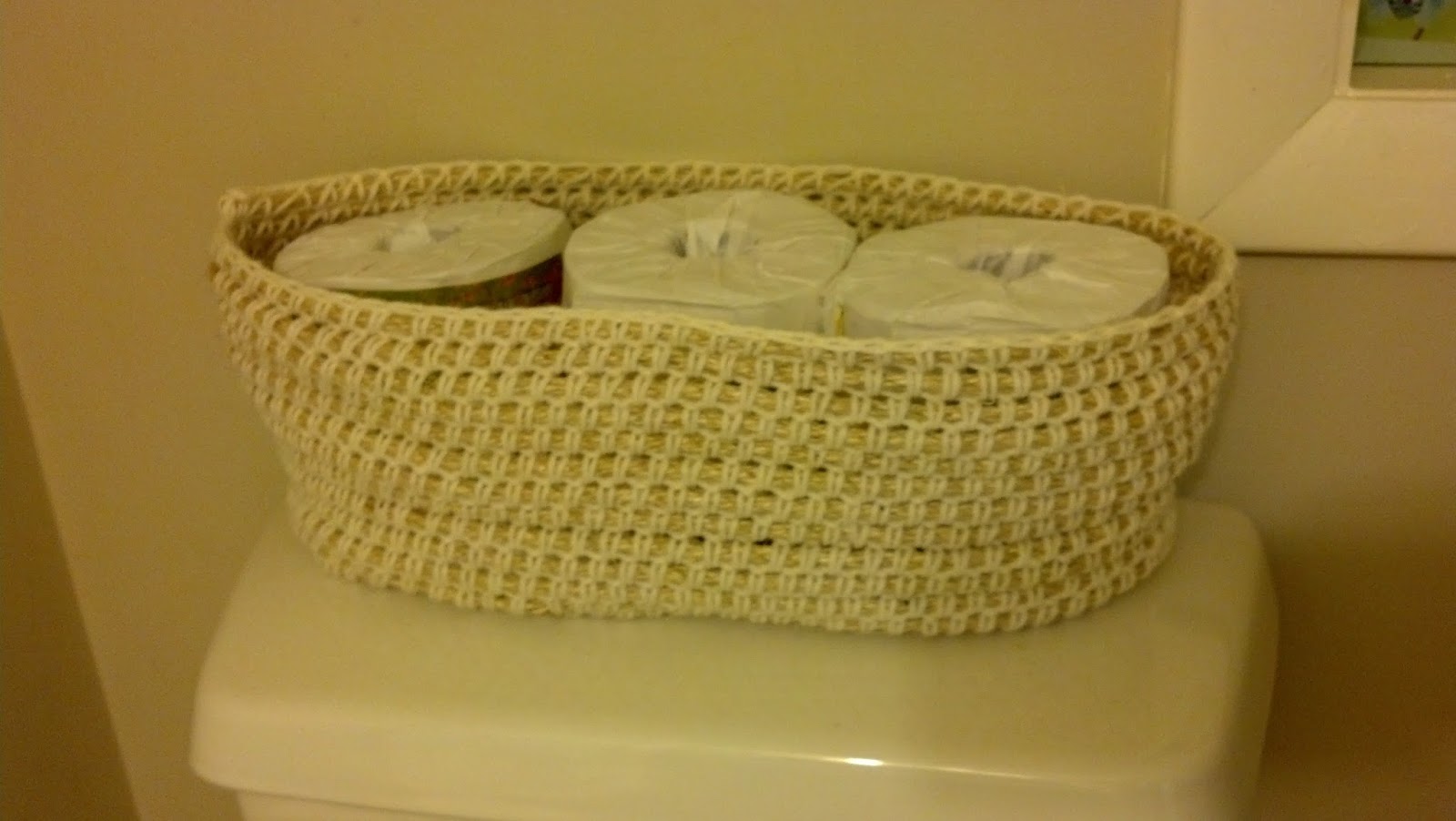 Crochet Rope Basket