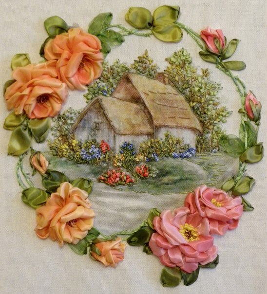 Silk ribbon wilsonagirardj home decorating ideas Silk ribbon wilsonagirardj home decorating ideas