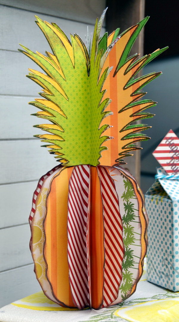Party Decor by Denise van Deventer using the BoBunny Beach Therapy Collection and the Summertime Stickable Stencil Party Decor by Denise van Deventer using the BoBunny Beach Therapy Collection and the Summertime Stickable Stencil