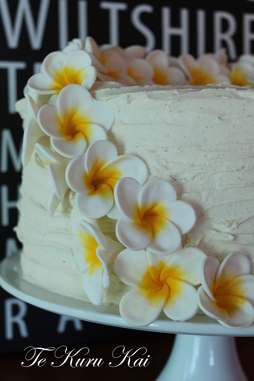 Live, Love & Learn Frangipani Cake