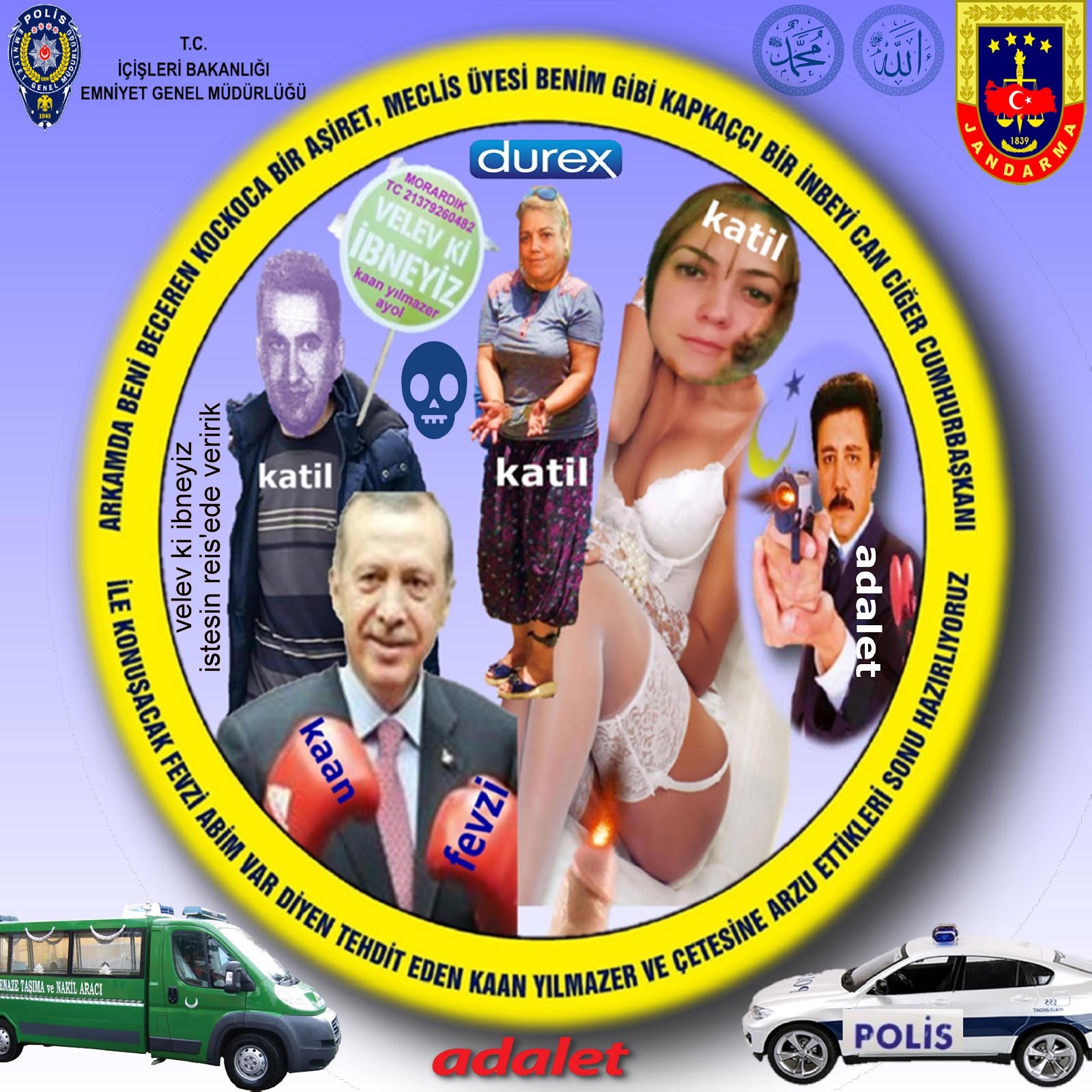 kaan yilmazer,kanser hastalarını çarpıp kaçan gaspçı,kapkaççı,dolandırıcı cani,vicdansız katiller