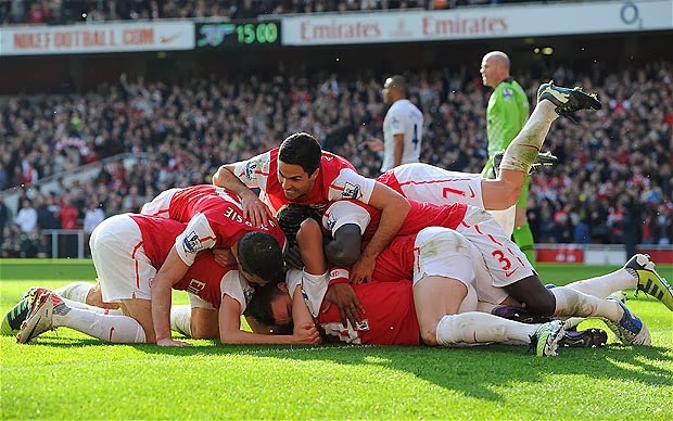 Arsenal Taklukkan Spursr 2-0