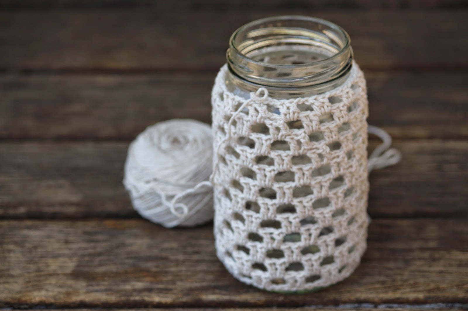 ... of the initial Ch 2. Check the fit on your jar after every few rows