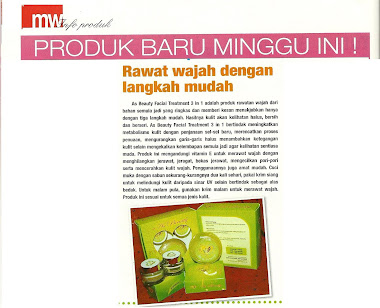 AS Beauty di Mingguan Wanita ( 28hb Januari - 3 Februari 2011 )