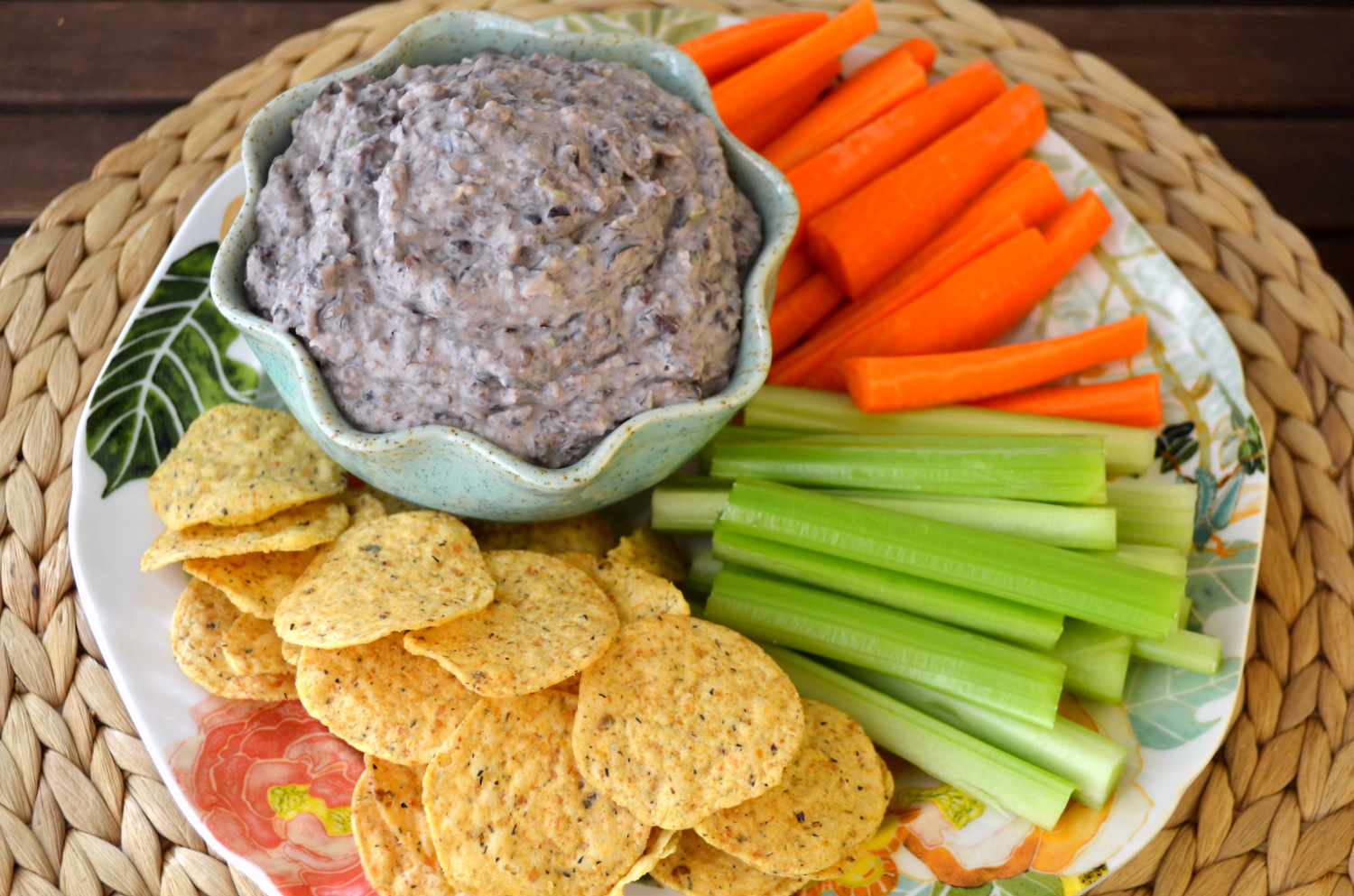 K&K Test Kitchen Roasted Jalapeno Black Bean Dip