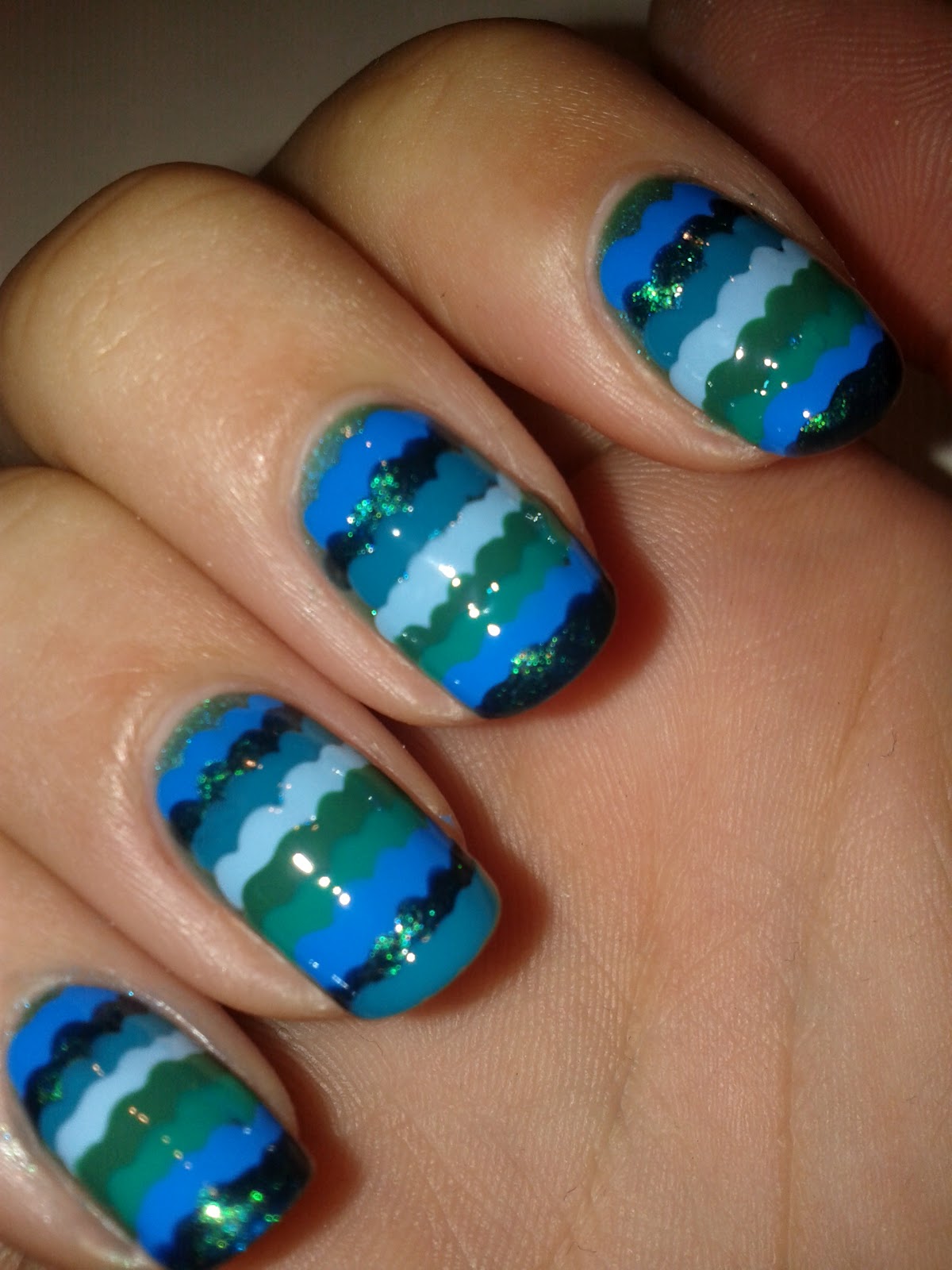 Nail & Polish Artsy Wednesday Inspired By My Favourite Colour