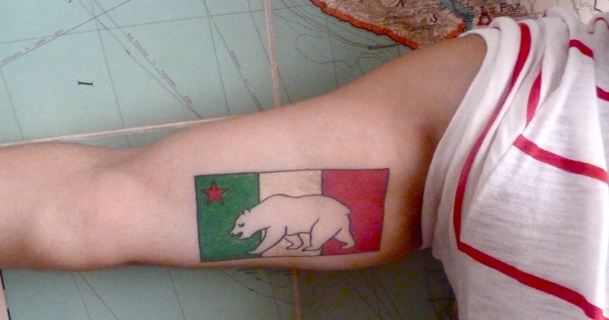 bear flag tattoo with mexican influence bear flag museum bear flag tattoo with mexican influence bear flag museum
