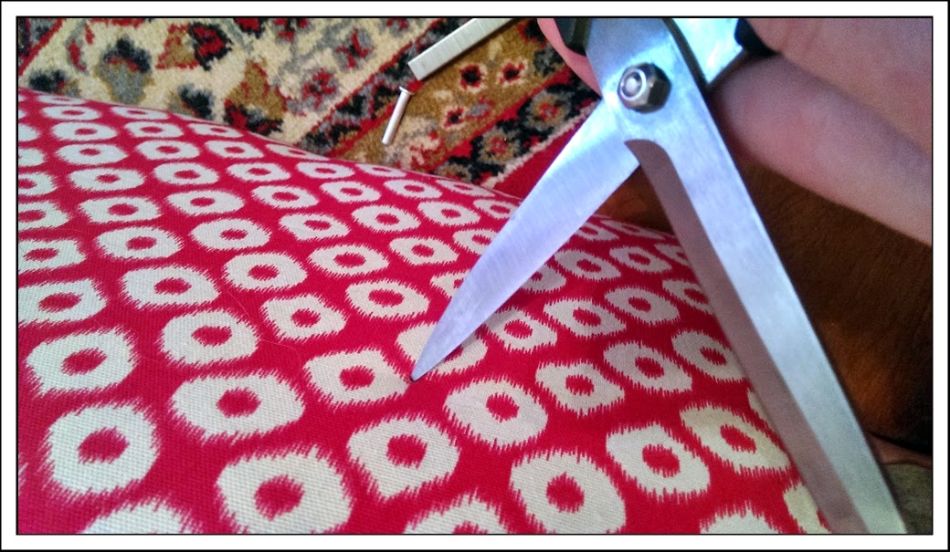 How to Recover Furniture with Fabric Buttons