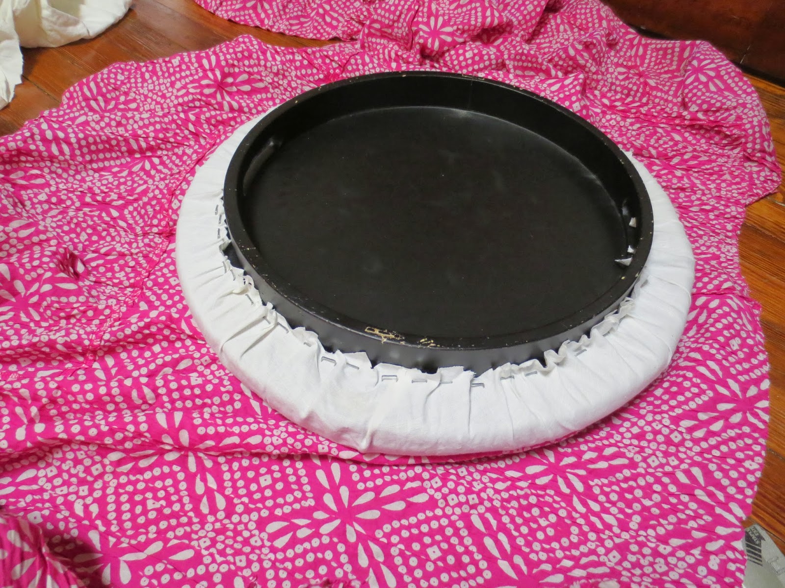 Row House Refuge No Sew Ottoman Cover