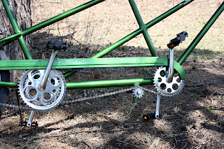 Schwinn Twinn Tandem Bicycle, Green, Vintage