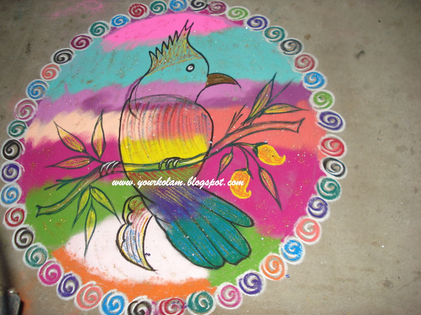 LATEST COLOURFUL RANGOLI. LATEST COLOURFUL RANGOLI.