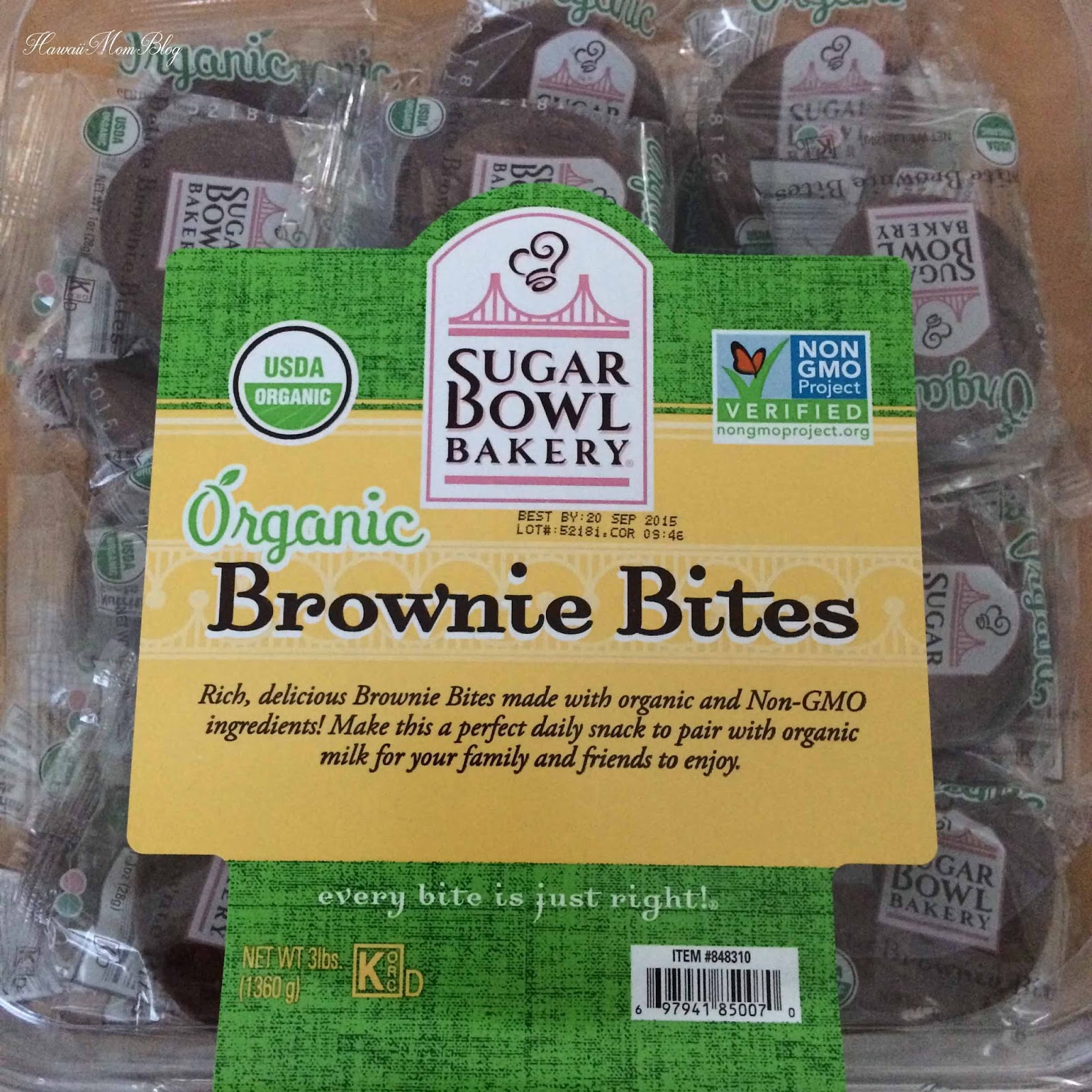 Hawaii Mom Blog Sugar Bowl Bakery Organic Petite Brownie Bites Review