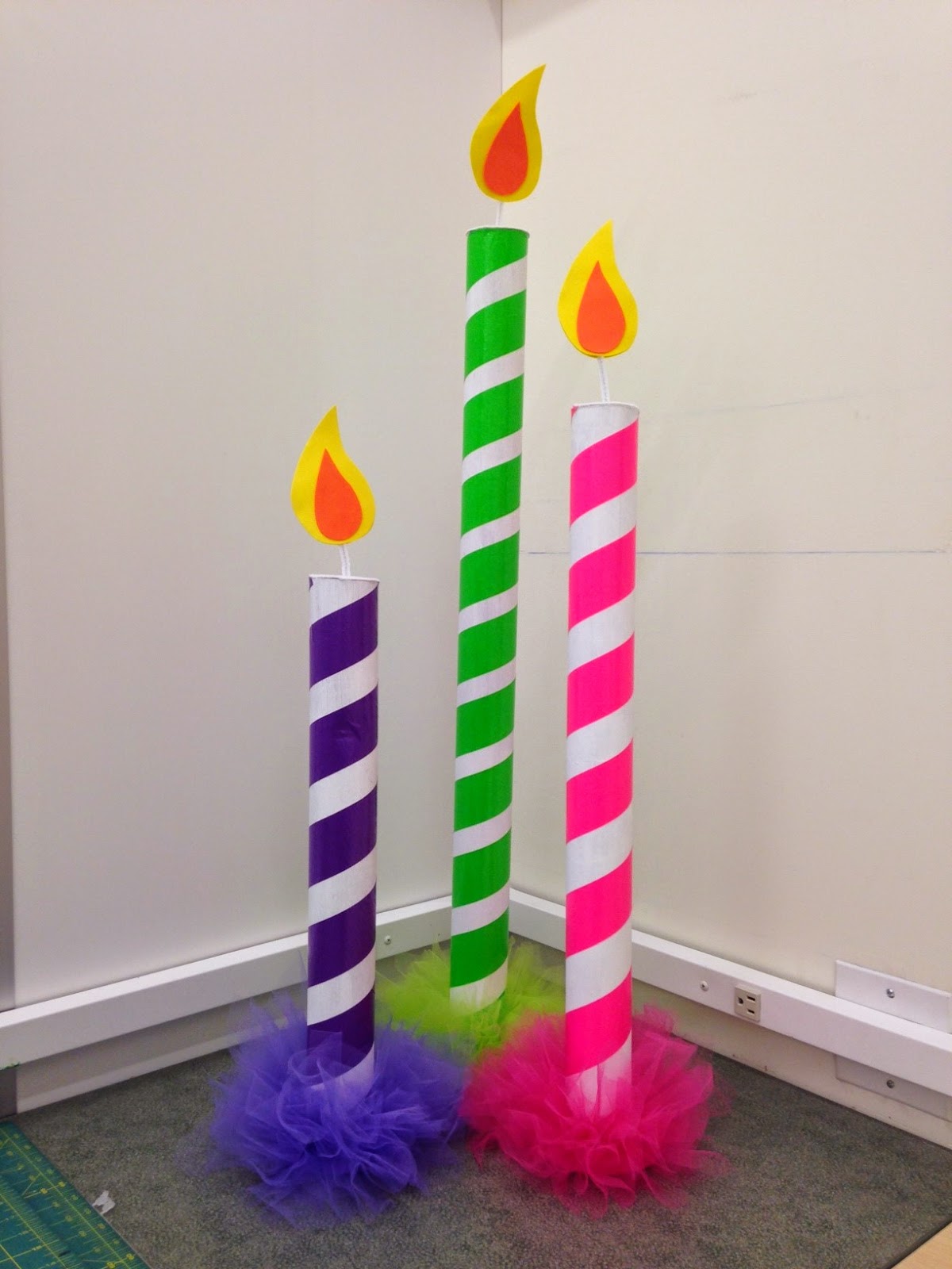 Candy, Cake, and Crafts Giant Birthday Candles
