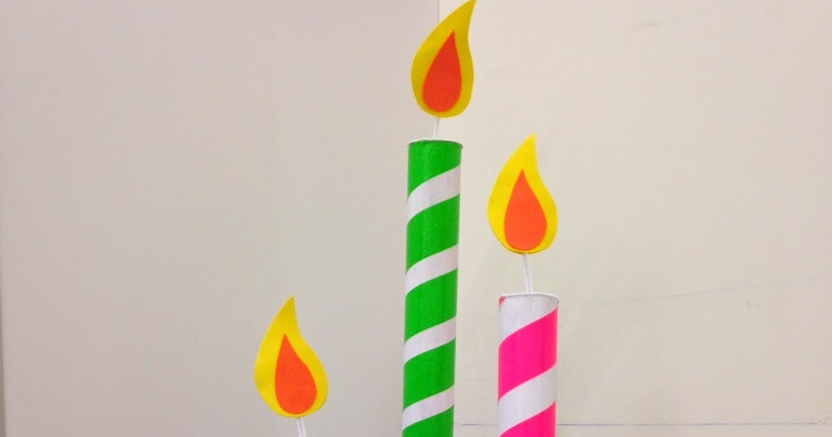 Candy, Cake, and Crafts Giant Birthday Candles