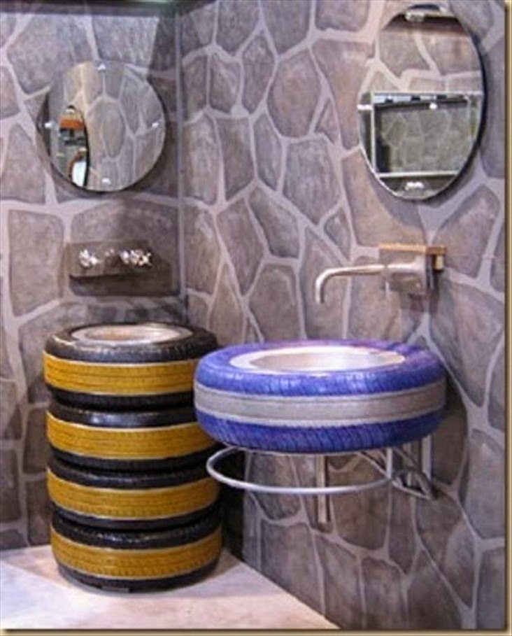 How to Recycle Decorate your Bathroom with Recycled Stuff