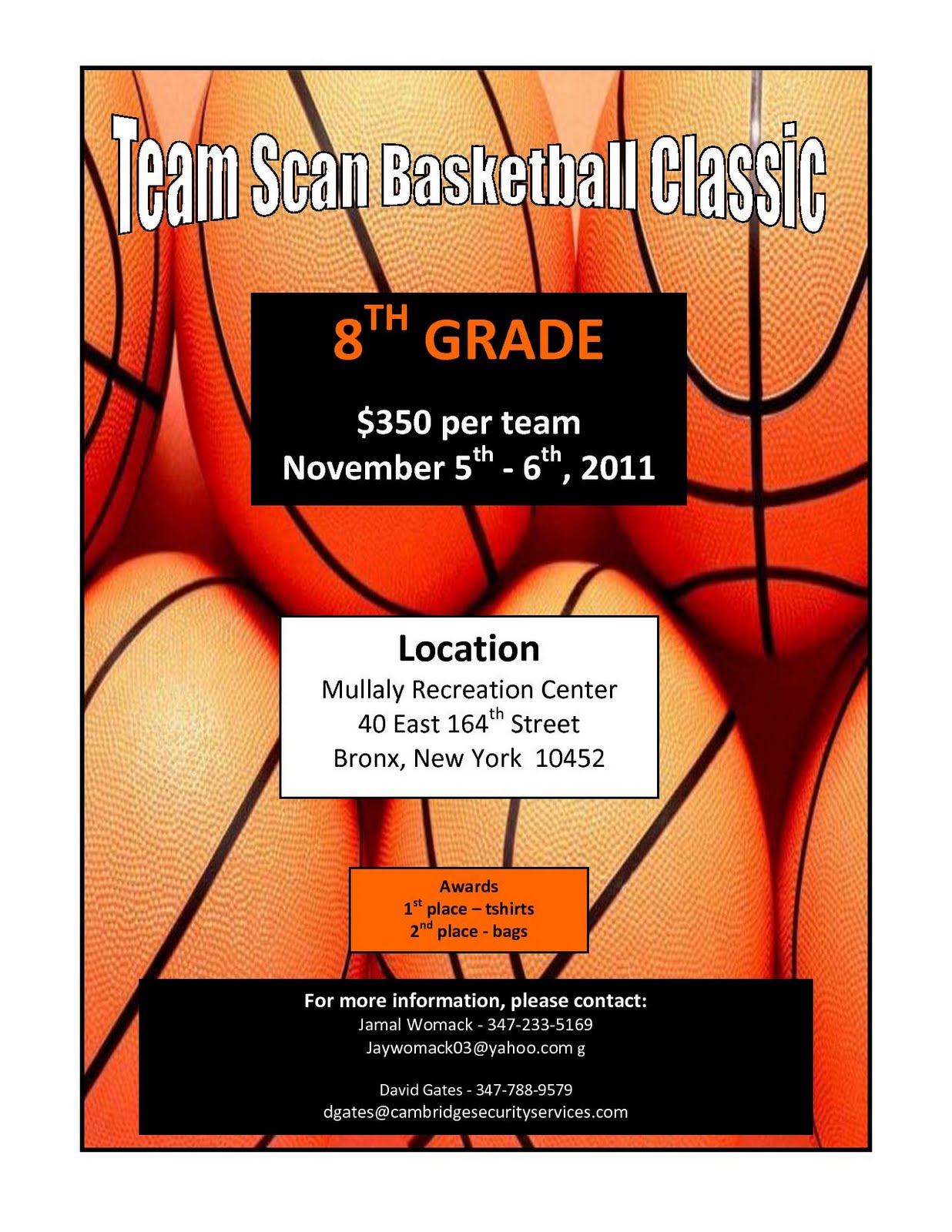Basketball Tryout Flyer