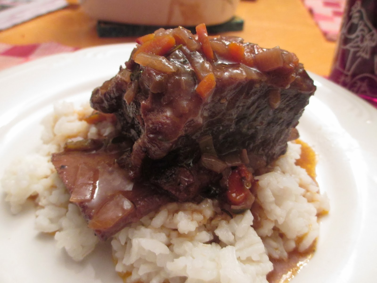 "So what are you making for dinner?" Red Wine Braised Short Ribs