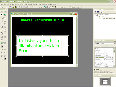 Membuat Antivirus untuk orang awam Listview