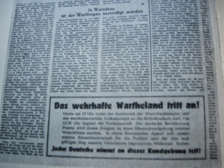 W   Warszawie Niemcy bronili  Warthegau tak pisal Heinz  Reinefarth