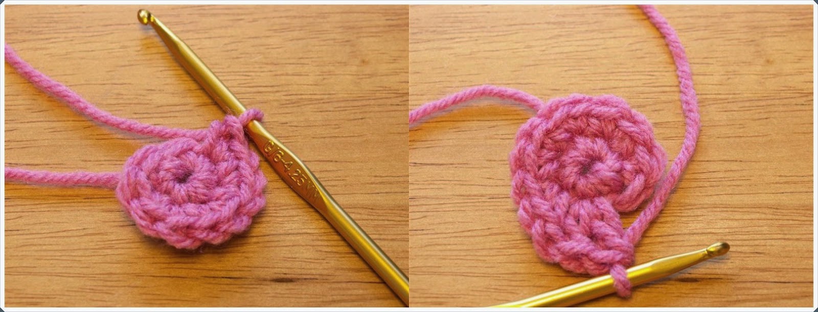 Tığ işi Kalpli Motif Yapımı