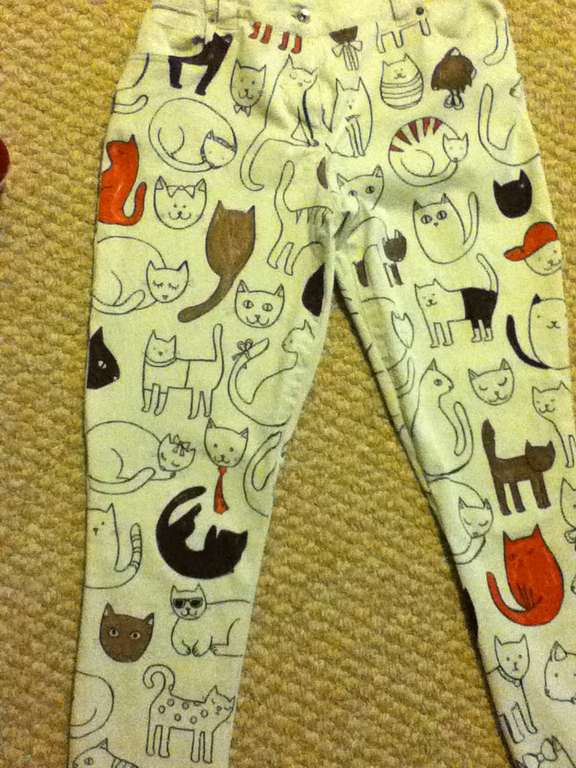 Floral Prints And Common Sense DIY CAT PANTS