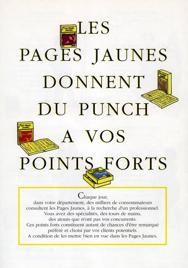 Metropolis Journal L'univers de Ted Benoit Les pages jaunes, Années 1990