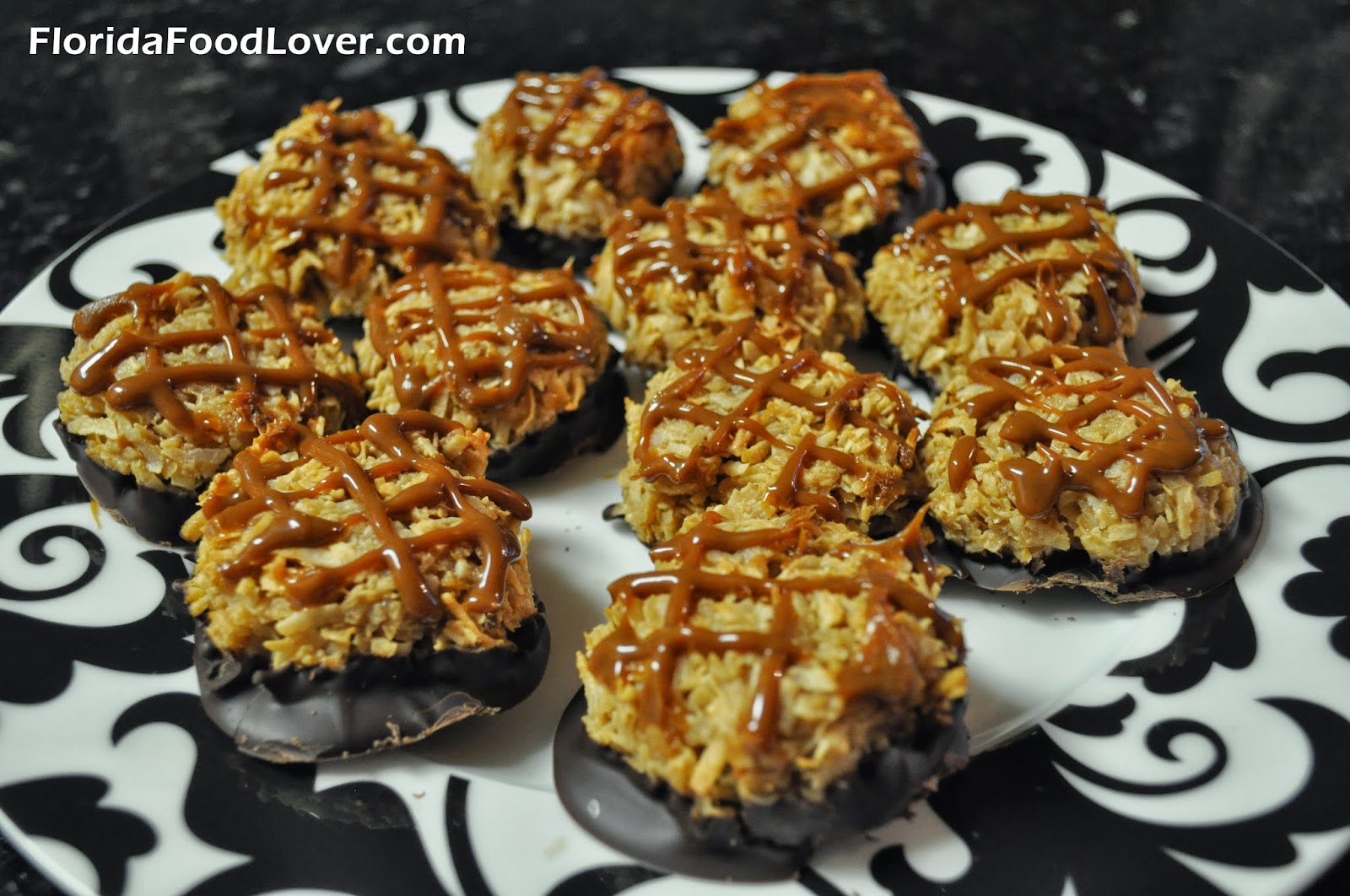 Florida Food Lover Salted Caramel Coconut Macaroons