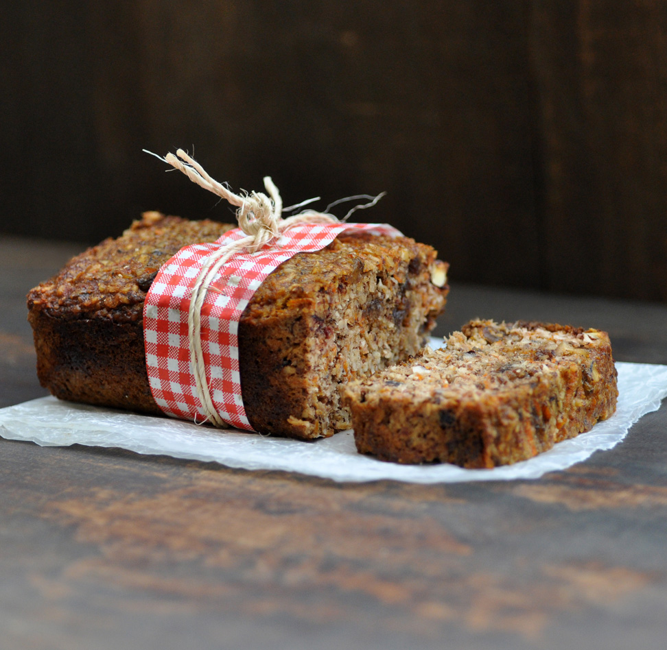Anja's Food 4 Thought Carrot Coconut Breakfast Loaf
