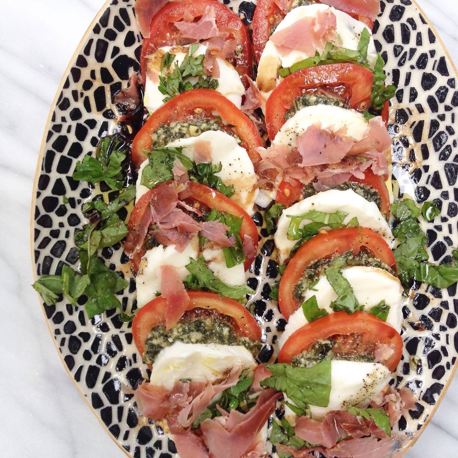 Fancy Caprese Salad + Roasted Chicken with Goat Cheese and Lemon - Designer Bags ...1600 x 1600