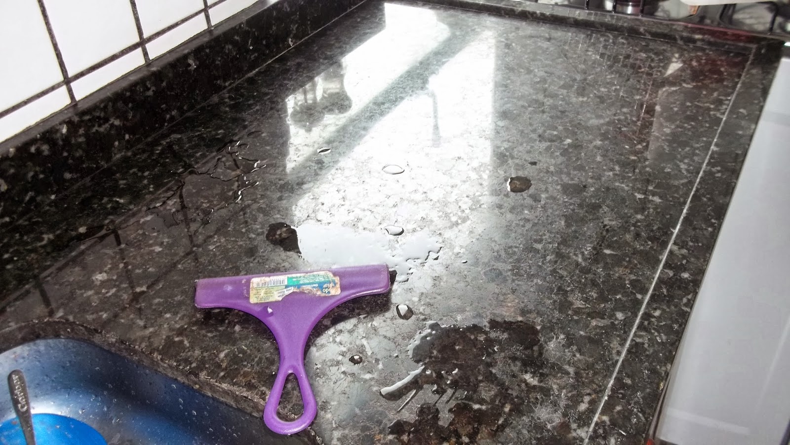 the countertops by the sink have this fantastic lip which makes ...