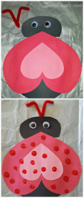 valentines day ladybug craft