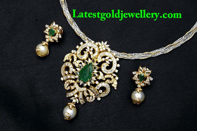 Diamond Pendant Set Latest Gold Jewellery Designs - Latest Design Of Diamond Pendant Sets Diamond Pendant Set Latest Gold Jewellery Designs - Latest Design Of Diamond Pendant Sets