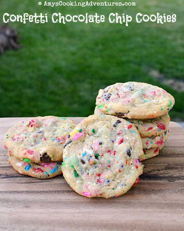 Confetti Chocolate Chip Cookies