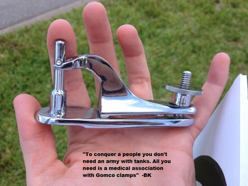 CIRCUMCISION INSANITY Gomco clamp