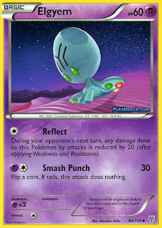 Elgyem Plasma Storm Pokemon Card