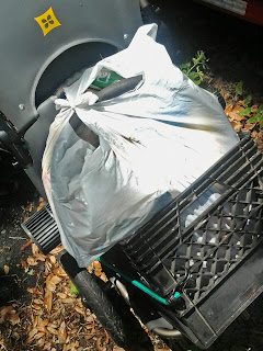 Trash Pickup Burley Travoy as trash truck