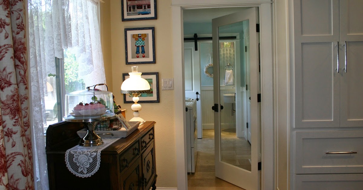 Home is Where the Heart is Laundry & Powder Room Combo