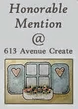 I got an honourable mention over at 613 Avenue Create