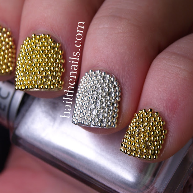 cost-effective caviar nails