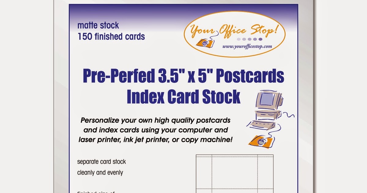 printer for index cards
