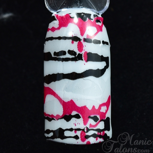 Full Nail Decal with Empower Nail Art Lines Film