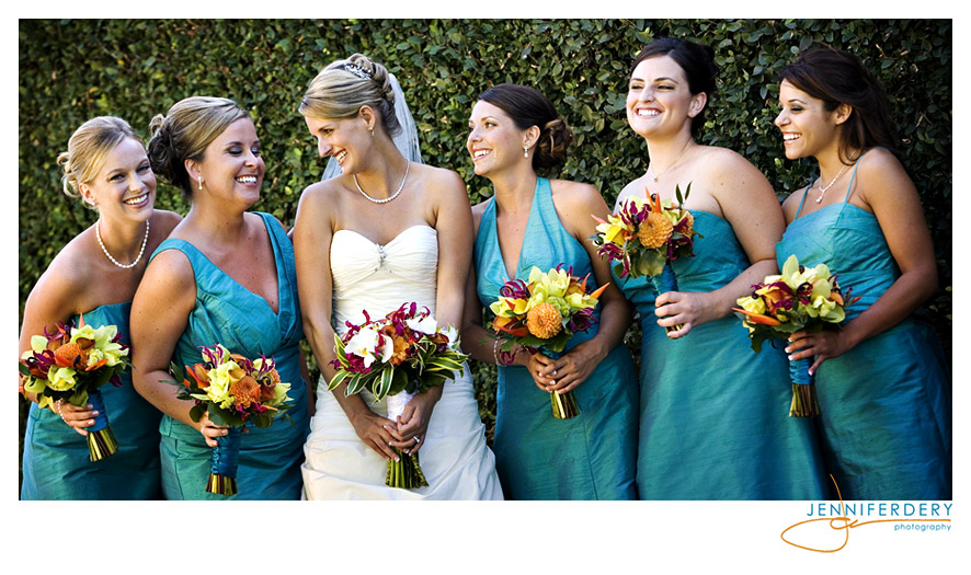 turquoise and fuschia wedding colors