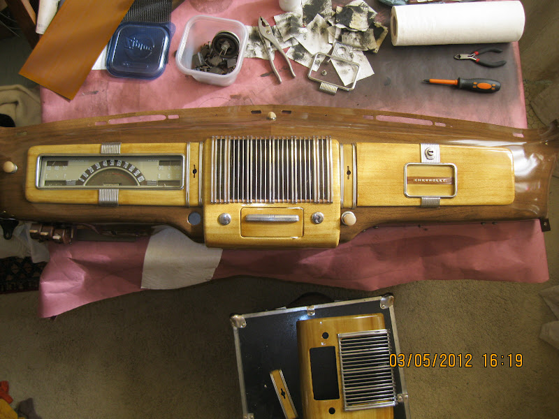 My 1940 Chevy Master Deluxe Dash