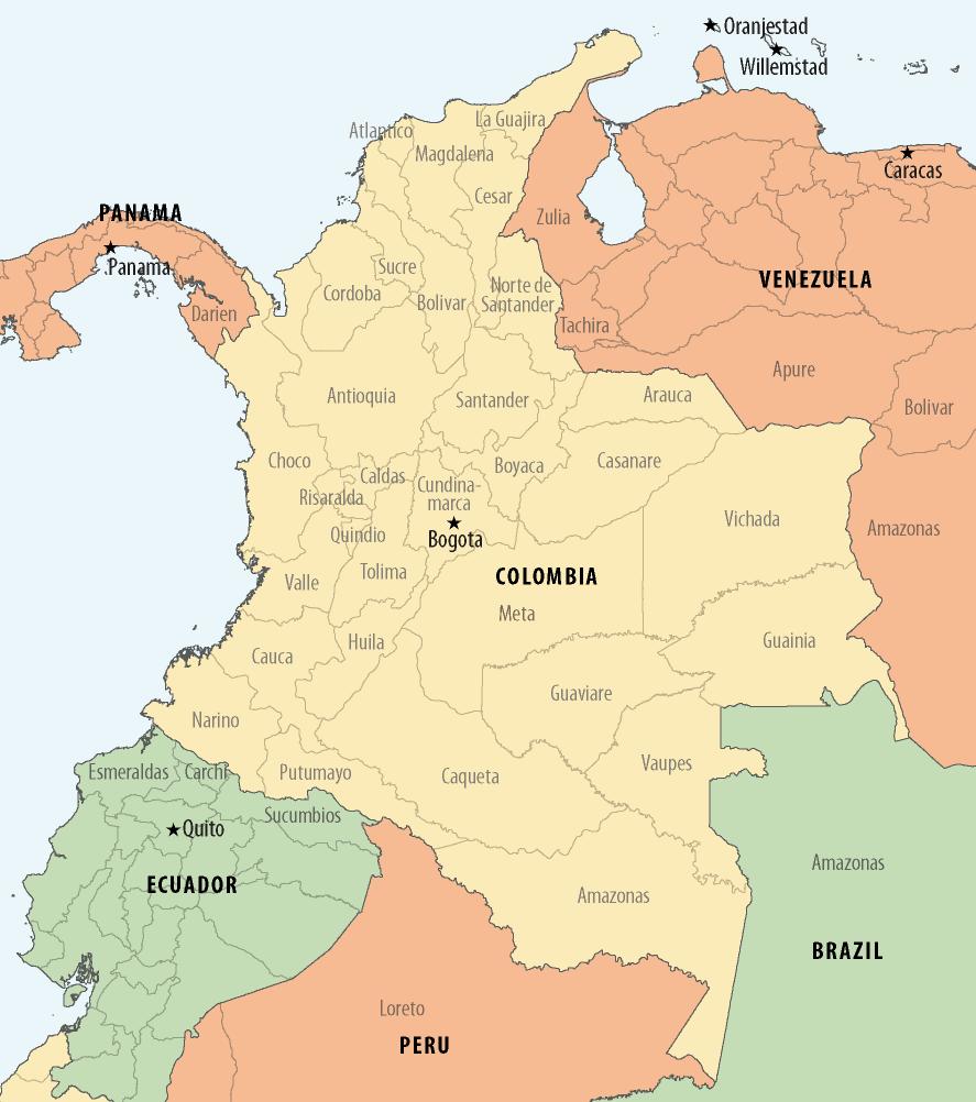 colombian borders
